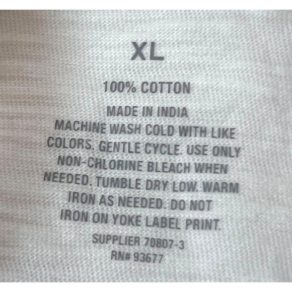 Womens St. Johns Bay White Sleeveless Minimal Cotton Top With Lace Detail - XL - Picture 3 of 6